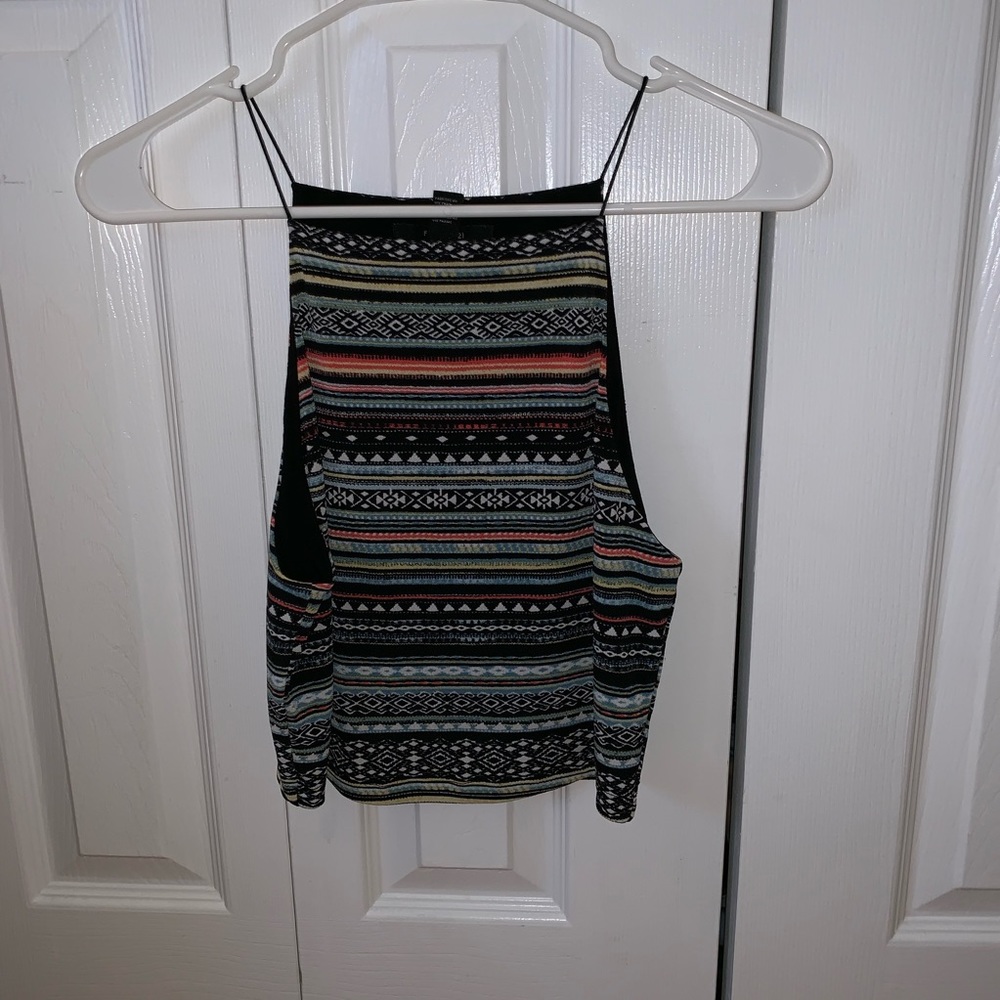 Printed crop top